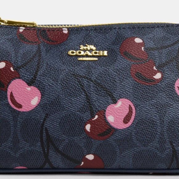 Coach NWT Nolita 19 In Signature Canvas With Cherry Print - Picture 2 of 10